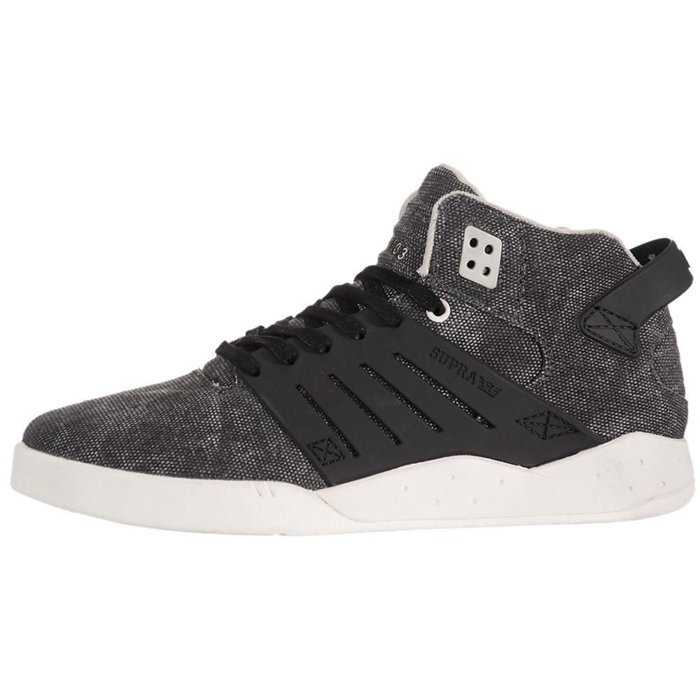 Chaussures de Skate Supra SkyTop III Grise Noir Black Homme | STA-79104445